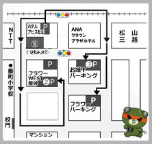 駐車場案内図の画像