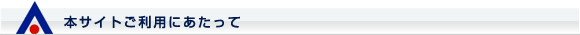 本サイトご利用にあたって