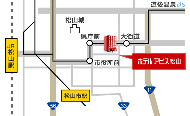 ホテル周辺地図